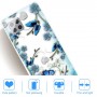 Samsung Galaxy A42 5G läpinäkyvä kukat suojakuori.