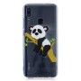Huawei P Smart 2019 läpinäkyvä panda suojakuori.