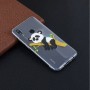 Huawei P Smart 2019 läpinäkyvä panda suojakuori.