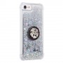 iPhone 7/8/SE 2020/SE 2022 hopea glitter hile sormuspidike suojakuori