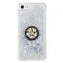 iPhone 7/8/SE 2020/SE 2022 hopea glitter hile sormuspidike suojakuori