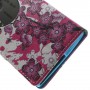 Lumia 1020 vaaleanpunaiset kukat puhelinlompakko