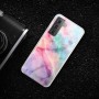 Samsung Galaxy S21 värikäs tie-dye marmori suojakuori.