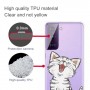 Samsung Galaxy S21 läpinäkyvä kissa suojakuori