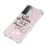 Samsung Galaxy S21 glitter hile never stop dreaming suojakuori – laadukas rakenne näkyy lähikuvasta