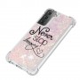 Samsung Galaxy S21 glitter hile never stop dreaming suojakuori