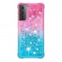 Samsung Galaxy S21 liukuväri glitter hile suojakuori