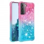 Samsung Galaxy S21 liukuväri glitter hile suojakuori