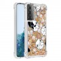 Samsung Galaxy S21 läpinäkyvä koirat suojakuori.