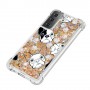 Samsung Galaxy S21 läpinäkyvä koirat suojakuori.
