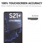 Samsung Galaxy S21 Plus kirkas mustareunuksinen panssarilasi.