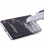 Samsung Galaxy S21 Plus kirkas mustareunuksinen panssarilasi.