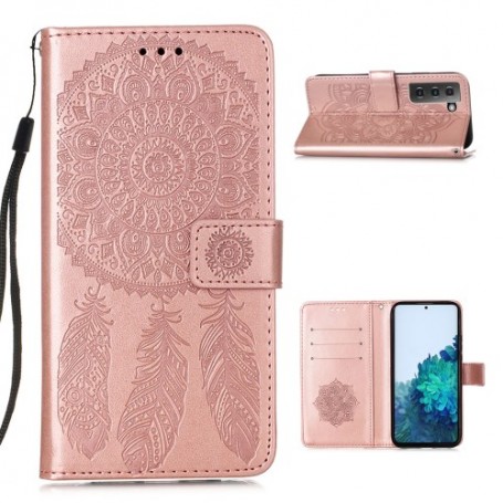 Samsung Galaxy S21 Plus ruusukulta unisieppari suojakotelo