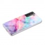 Samsung Galaxy S21 Plus värikäs tie-dye marmori suojakuori