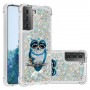 Samsung Galaxy S21 Plus läpinäkyvä pöllö suojakuori.