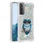 Samsung Galaxy S21 Plus läpinäkyvä pöllö suojakuori.