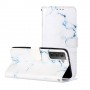 Samsung Galaxy S21 valkoinen marmori suojakotelo