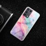 Samsung Galaxy S21 Ultra värikäs tie-dye marmori suojakuori.