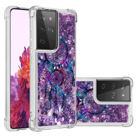 Samsung Galaxy S21 Ultra läpinäkyvä unisieppari suojakuori.