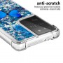 Samsung Galaxy S21 Ultra glitter hile sininen perhonen suojakuori
