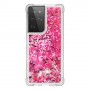 Samsung Galaxy S21 Ultra glitter hile pinkki puu suojakuori