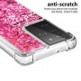 Samsung Galaxy S21 Ultra glitter hile pinkki puu suojakuori