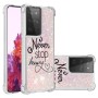 Samsung Galaxy S21 Ultra glitter hile never stop dreaming suojakuori – minimalistinen mutta tehokas suoja