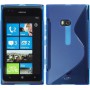 Lumia 900 tumman sininen silikonisuojus.