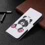 Samsung Galaxy A12 valkoinen panda suojakotelo – käytännöllinen kotelo arjen tarpeisiin