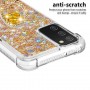 Samsung Galaxy A02s glitter hile kulta sormuspidike suojakuori
