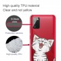 Samsung Galaxy A02s / A03s läpinäkyvä kissa suojakuori