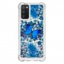 Samsung Galaxy A02s läpinäkyvä perhonent suojakuori.