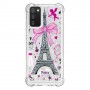 Samsung Galaxy A02s / A03s glitter hile Eiffel-torni suojakuori