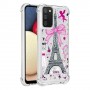 Samsung Galaxy A02s / A03s glitter hile Eiffel-torni suojakuori