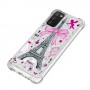 Samsung Galaxy A02s / A03s glitter hile Eiffel-torni suojakuori