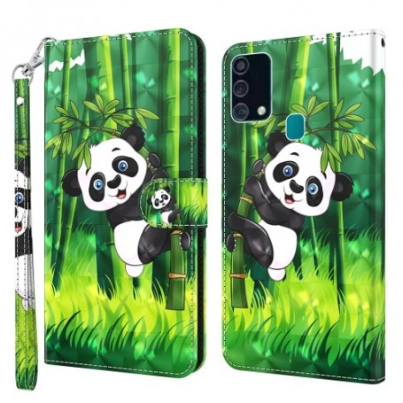 Samsung Galaxy A32 5G panda suojakotelo – kotelon saa suljettua kätevällä magneettikiinnityksellä