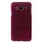 Galaxy A3 hot pink glitter suojakuori.