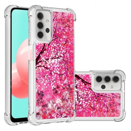 Samsung Galaxy A32 5G läpinäkyvä perhonent suojakuori.