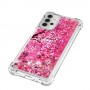 Samsung Galaxy A32 5G glitter hile pinkki puu suojakuori