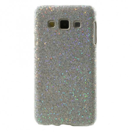 Galaxy A3 hopea glitter suojakuori.