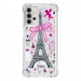 Samsung Galaxy A32 5G glitter hile Eiffel-torni suojakuori