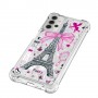 Samsung Galaxy A32 5G glitter hile Eiffel-torni suojakuori