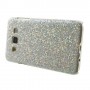 Galaxy A3 hopea glitter suojakuori.