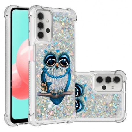 Samsung Galaxy A32 5G läpinäkyvä pöllö suojakuori.