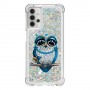 Samsung Galaxy A32 5G läpinäkyvä pöllö suojakuori.