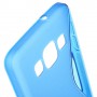 Galaxy A3 sininen silikonisuojus.