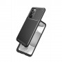 Samsung Galaxy A72 / A72 5G musta hiilikuitukuvioitu suojakuori.