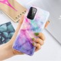 Samsung Galaxy A52 / A52 5G / A52s 5G värikäs tie-dye marmori suojakuori