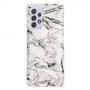 Samsung Galaxy A52 / A52 5G valkoinen marmori suojakuori