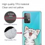 Samsung Galaxy A52 / A52 5G läpinäkyvä kissa suojakuori